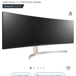 LG Ultra Wide Curved Monitor