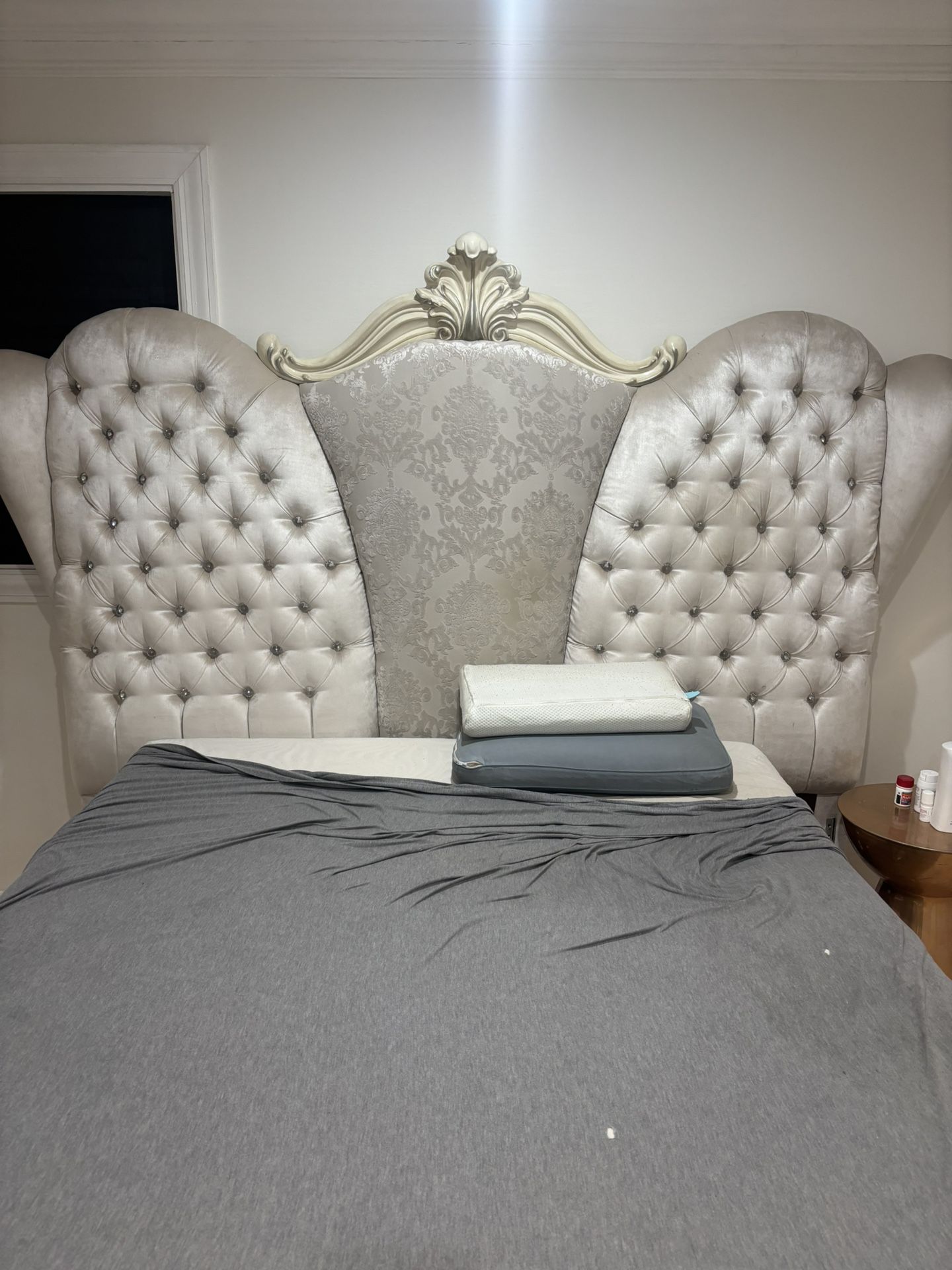 French King Headboard, 2 Nightstands, Dresser, Mirror, Rails Paid $8,500.00 Sacrifice $1,500.00