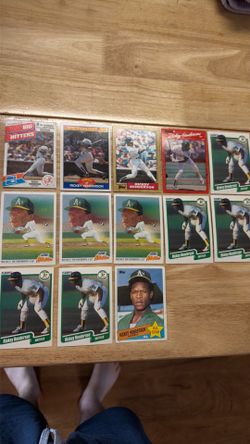 Rickey Henderson Baseball cards