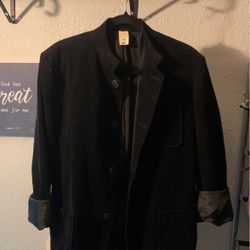 Standard Issue Black Corduroy Jacket, Medium