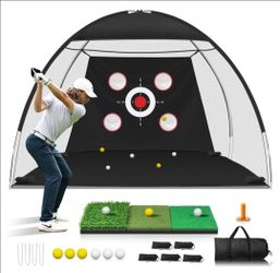 Golf Practice Net with Mat