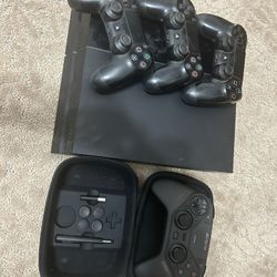 Play Station Bundle With 8 Games 3 Normal Controllers And 1 Astro Controller 