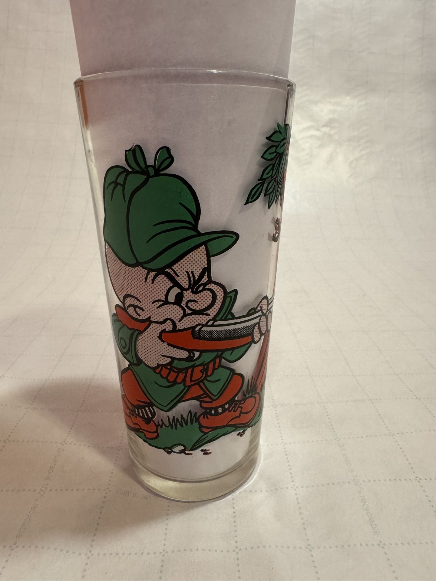 Vintage 1976 Looney Tunes Pepsi Collectors Series Elmer Fudd and Bugs Bunny