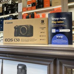 Canon EOS C50 7K Video Mirrorless Cinema Camera Body (Located In Downey, CA)