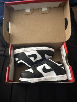 Toddler Nike Dunk Pandas 6C