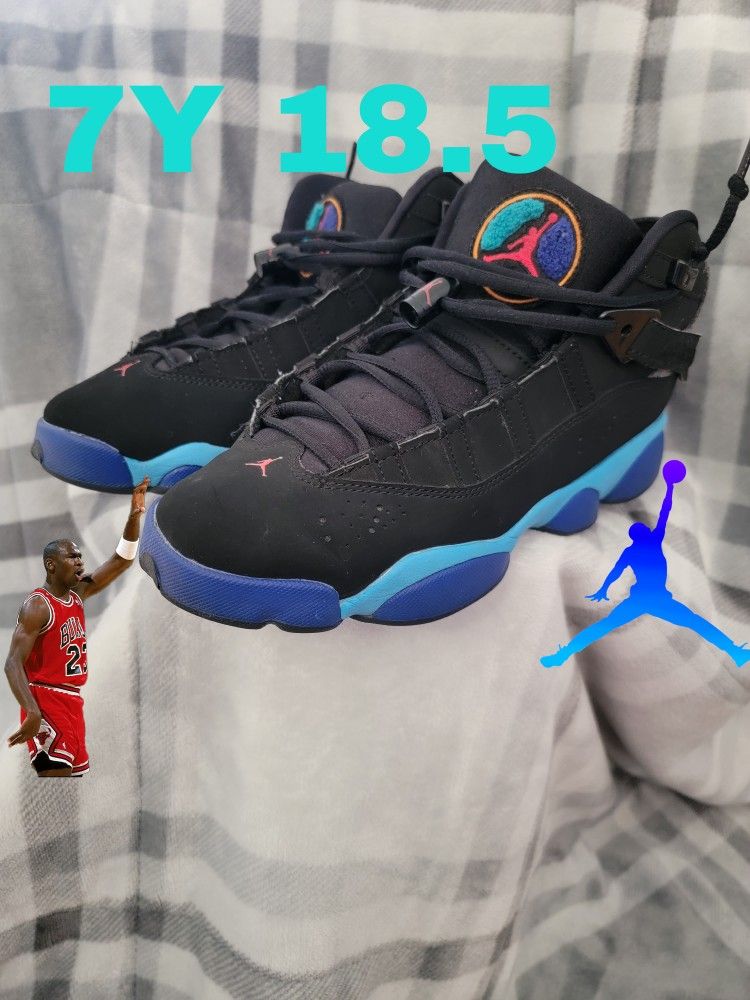 Air Jordan Rings Aqua 7y - Main Image