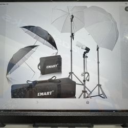 EMART 600w PHOTOGRAPHY UMBRELLA LIGHTING KIT