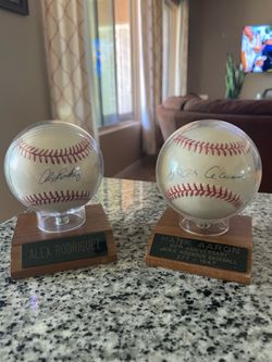 Hall Of Famer Autographed Baseballs
