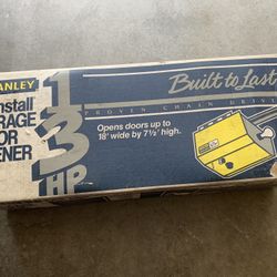 Stanley Garage Door Opener. New In 1986 & Never Used