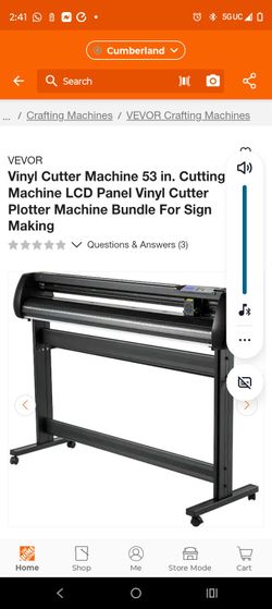 Vinyl cutter machine