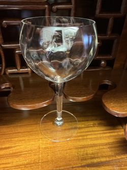 Vintage Wine Glass