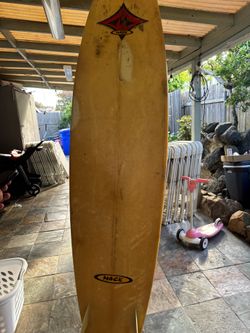 Mack Longboard Surfboard yellow