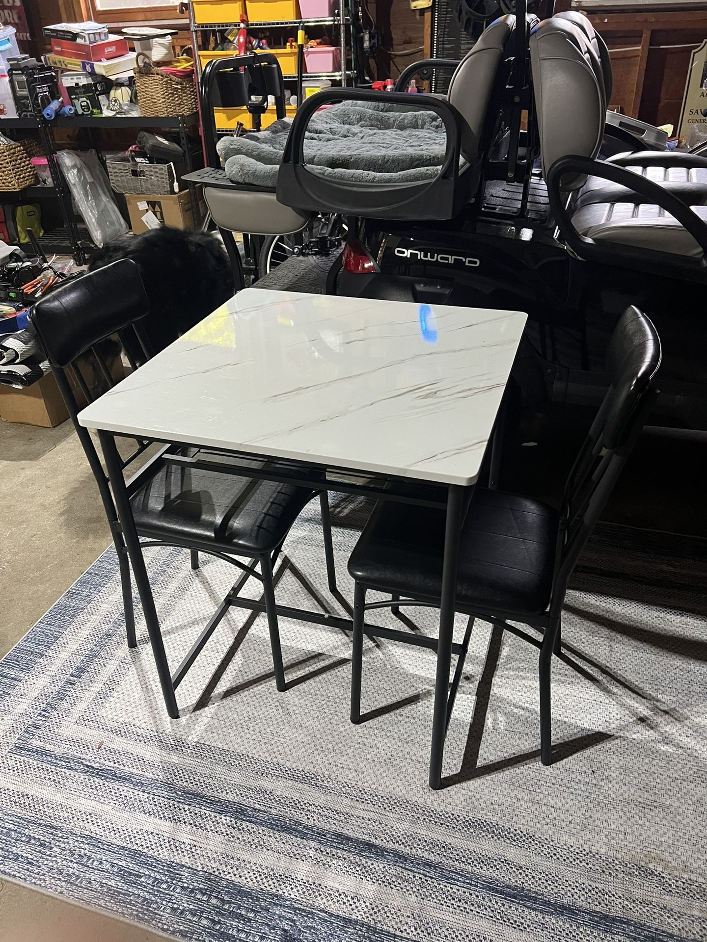 Cafe Table With 2 Chairs