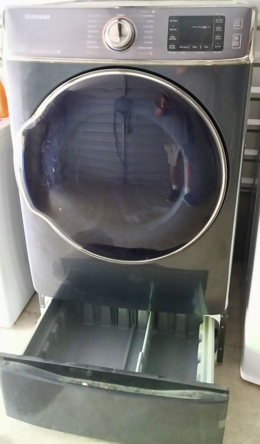 Samsung Steam Front Load Electric Dryer (On Pedestal)