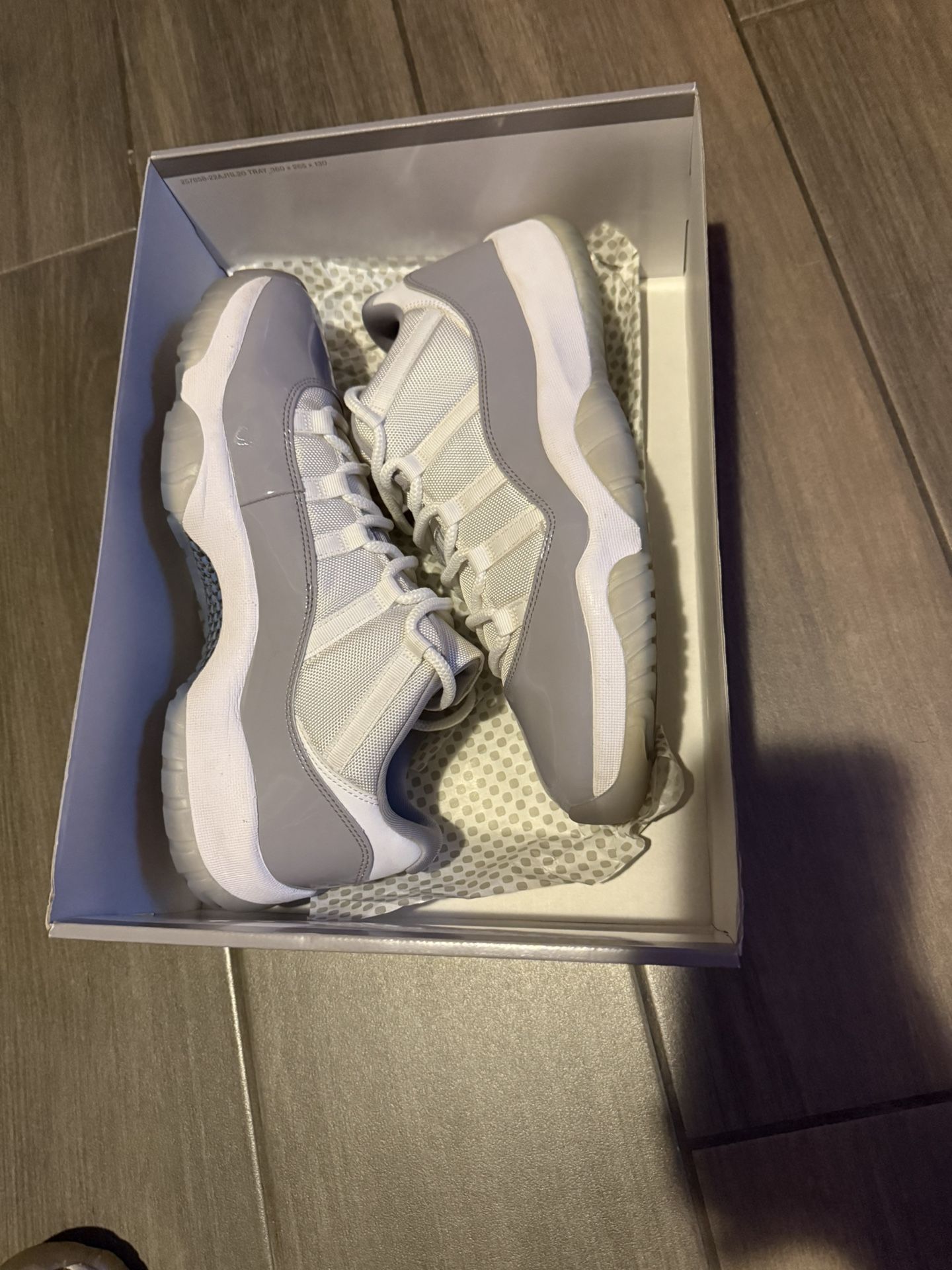 Jordan Retro 11 Low Cement Grey Size 12 