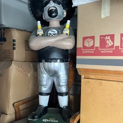 Raiders, Bobble Head Oversize 3  to 4 Feet Tall