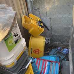 Industrial Mop Bucket And Wringer