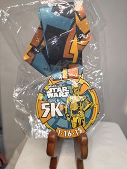 Inaugural Star Wars 5K Race Medal 2015