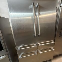 48” Thermador Built In Stainless Steel Refrigerator 