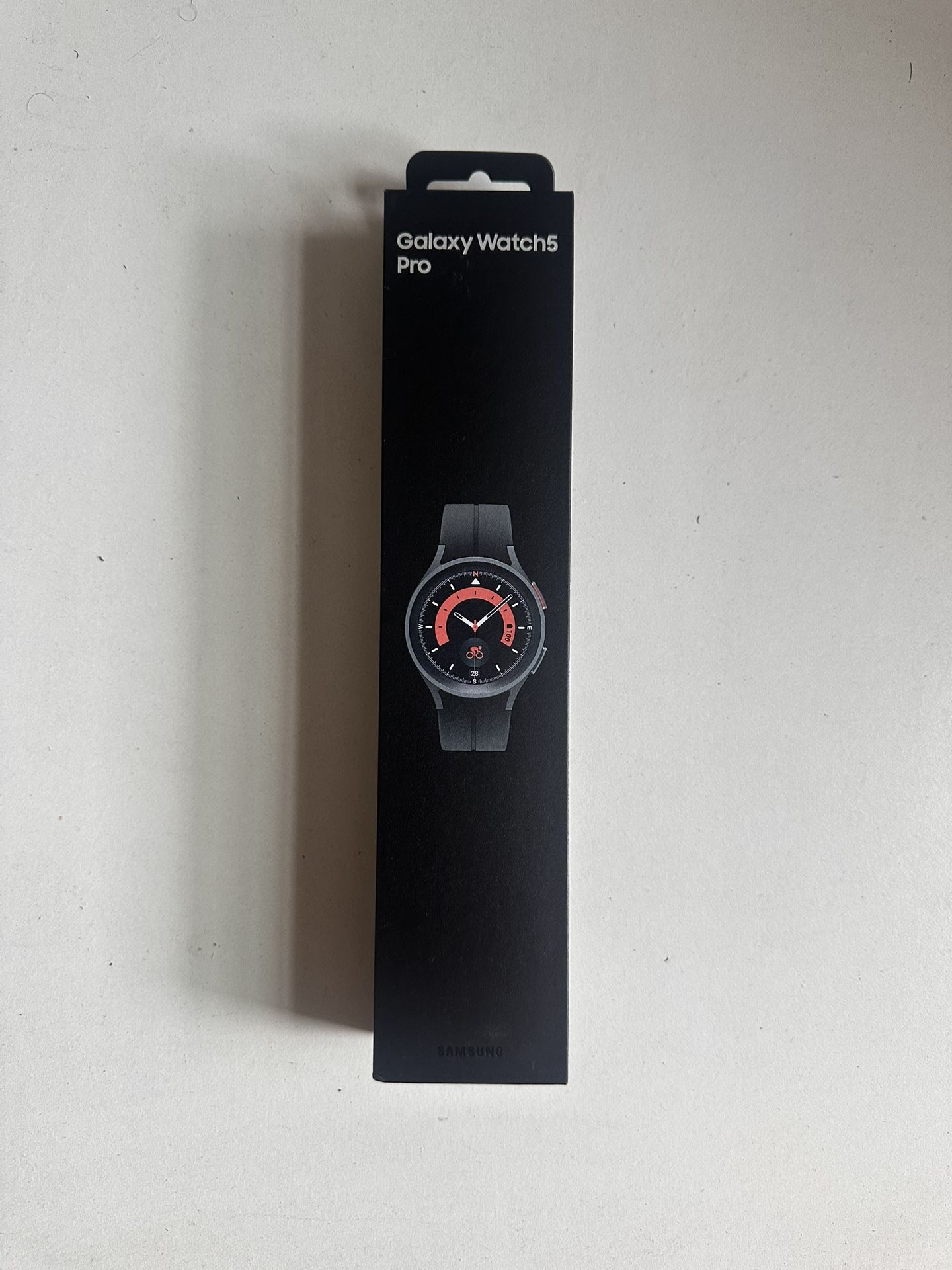 Samsung Galaxy Watch 5 Pro (45mm, Black Titanium, Bluetooth) — Brand New, Sealed