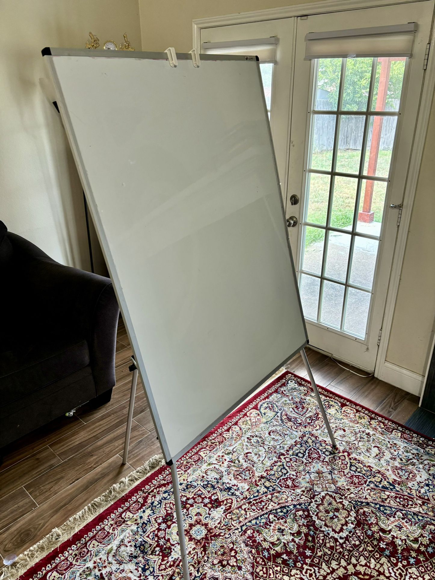 Whiteboard, 24"W x 36" Magnetic Portable Easel Dry Erase Board, Tripod
