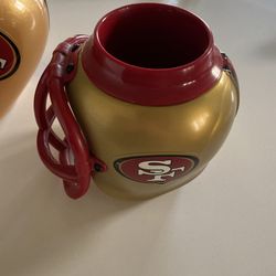 Vintage 49ers removable helmet Cup