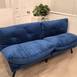 70 inch Modern Valvet Futon Couch