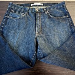 Mens Agave Waterman Relaxed Straight Cut Hand Crafted Blue Denim Jeans 36x30 New-no Tags