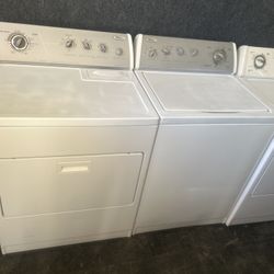 heavy duty whirlpool washer dryer set. $350 delivered installed.$300 picked up.4m warranty
