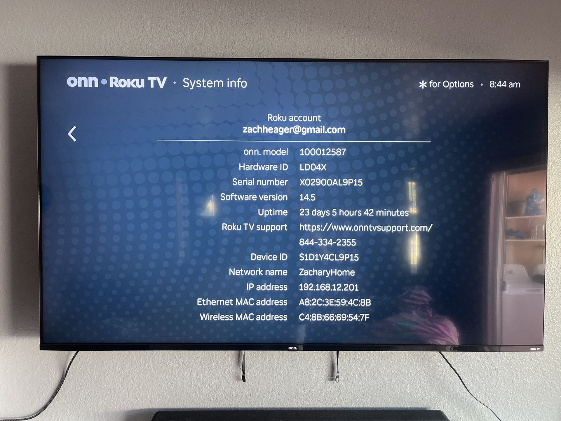 65 Inch Roku UHD SMARTTV