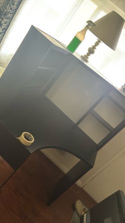 Corner Black Desk