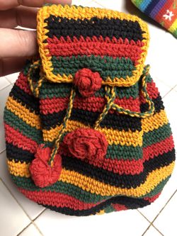 Cute Backpack for kids knitted