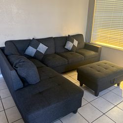 SECTIONAL WITH OTTOMAN