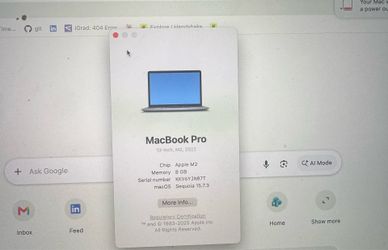 MacBook Pro M2 with Touch Bar