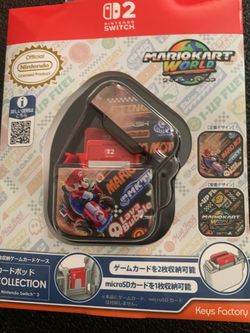 Mario Kart World Nintendo Switch 2 Card Case
