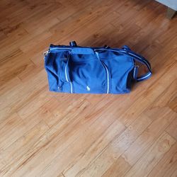 Large Vintage Blue Polo Ralph Lauren Duffel Bag