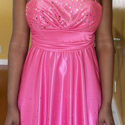 Pink/Silver - Birthday/Prom/Party dress - Size 3/4