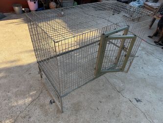 Large Metal Wire Animal Cage with Stand