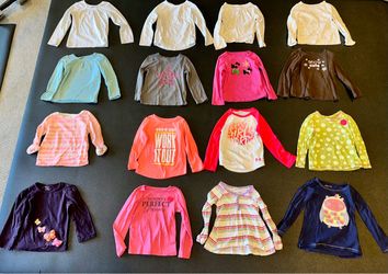 4T Lot - Girls Long Sleeve Shirts