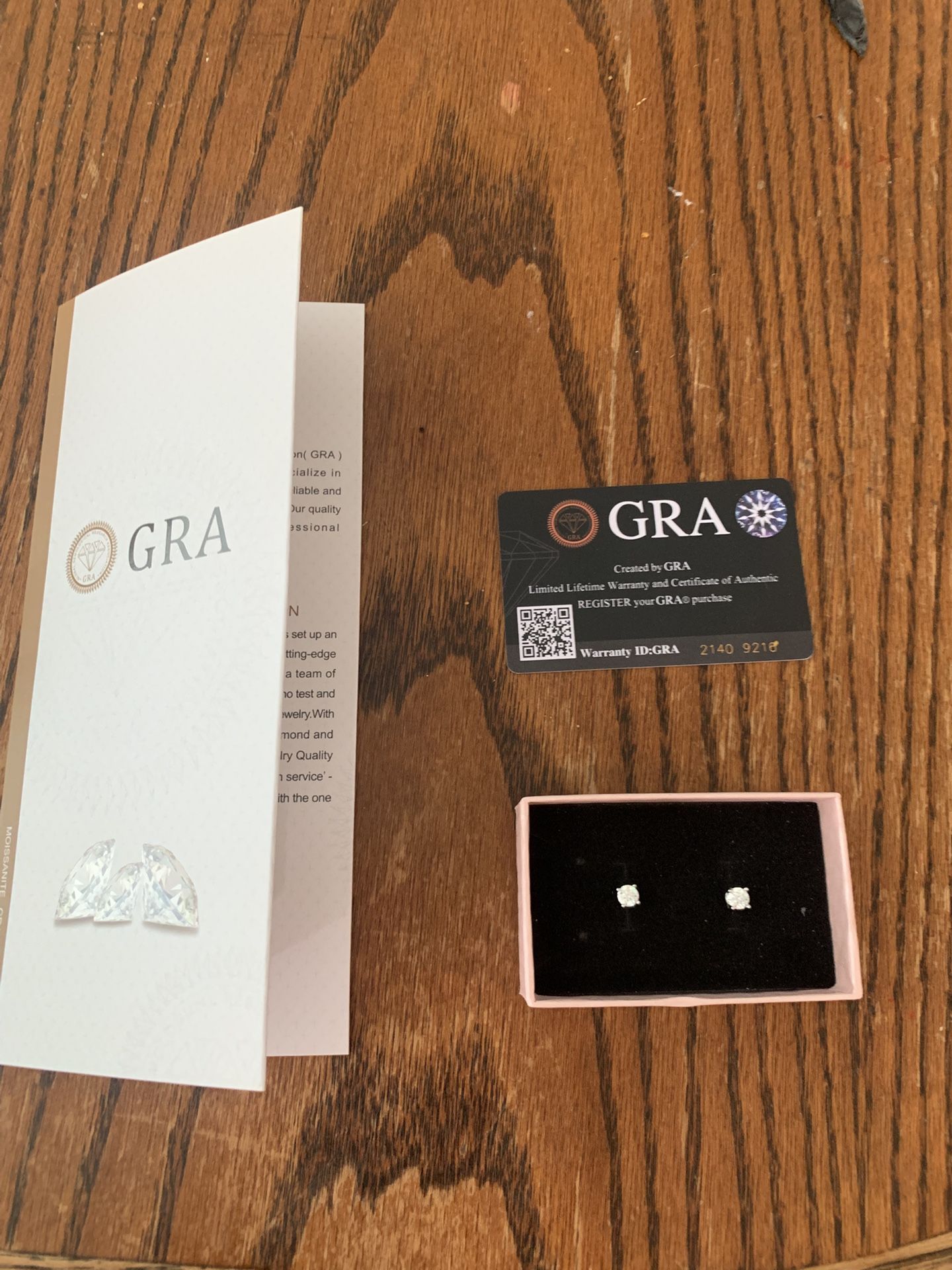 Moissanite Earrings - Never worn