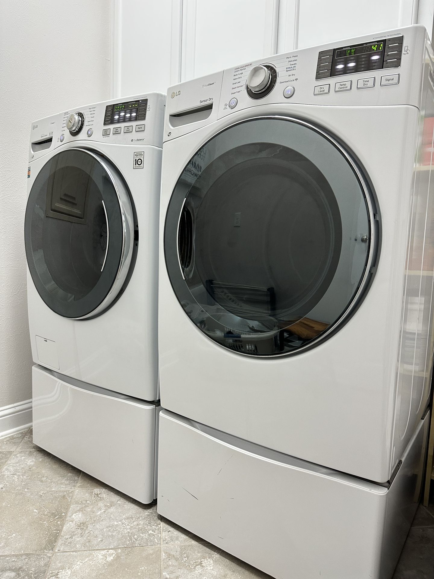 LG Washer and Electric Dryer