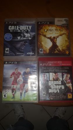 4 juegos de ps3 en excelente estado 50 dolares
