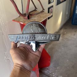 Old Car Plymouth Emblem