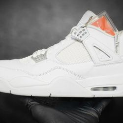 2017 Nike Air Jordan 4 Retro Pure Money Metallic Silver New In Box DS Size 13 🔥