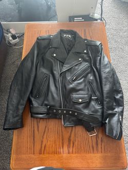 Men’s motorcycle leather jacket