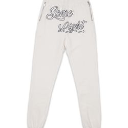 White Joggers Black Outline 