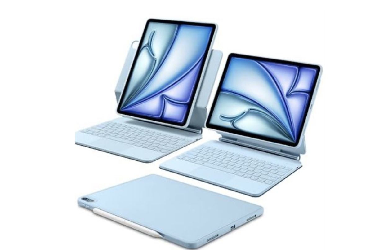 ESR Magnetic Keyboard Case for iPad Air 13” (M3/M2, 2025/2024) – New, Sealed