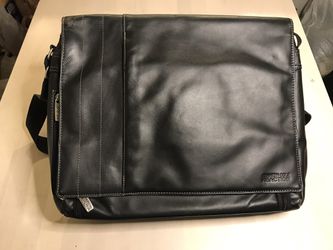 Kennith Cole Leather Messenger Bag