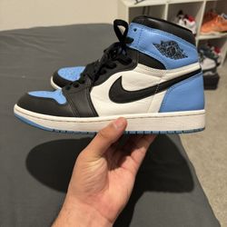 Jordan 1 UNC Toe Size 9.5 