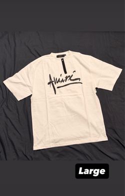 Amiri Script Logo T-Shirt White Large